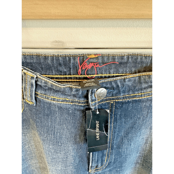 Venezia By Lane Bryant Wide Straight Leg Denim Jeans Women's Size‎ 18 NWT - Picture 4 of 16